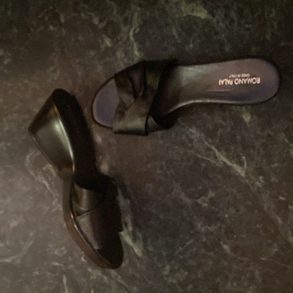 Romano Palai wedge Sandals. Leather. - Picture 8 of 8